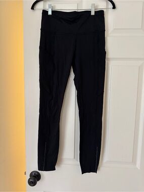 Lululemon High-Waisted Black Performance Leggings
